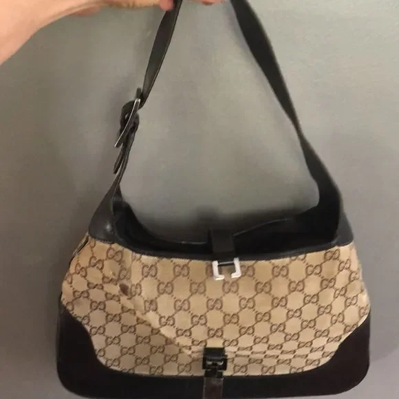Vintage Gucci Jackie hobo handbag. - Picture 12 of 15
